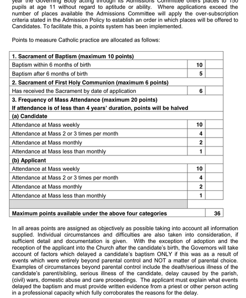 Priests to control school admissions: Discuss