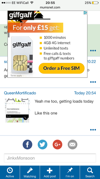 Huge, intrusive adverts driving me slowly bonkers!