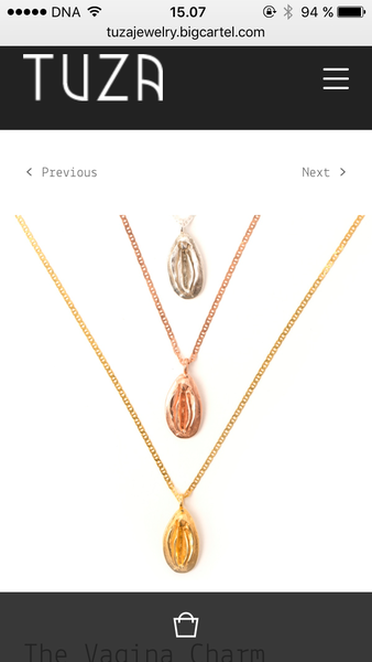 Vagina Charm Necklace