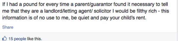 To think that the ban on letting agents fees are a bloody good thing