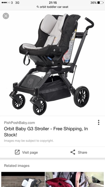 Group 1 car seat that clips onto a stroller frame