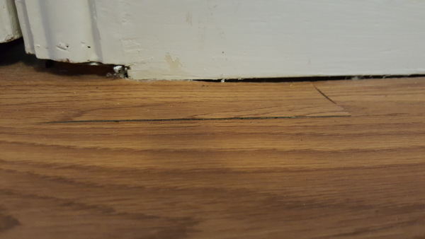 Vinyl Flooring - is this normal??