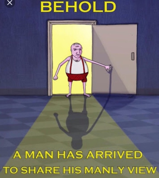 To expect not to be mansplained to about everything!