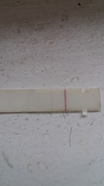very very faint line on pregnancy test