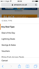 How can I sort amazon lightning deals by end time??