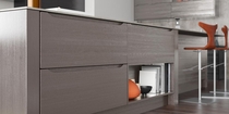 Would you avoid wood grained kitchen units if you have a wooden floor?