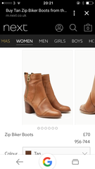Tan ankle boots