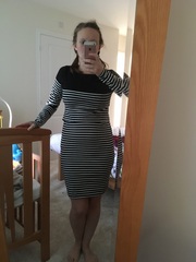Jojo Maman Bebe Breton Stripe Breastfeeding Dress