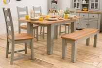 Photos of our sofa, kitchen & dining set, please help re floor colour, too much choice!