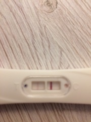 Positive test then bleeding on day of period, now negative pregnancy test.