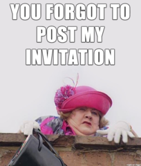 To post a childish meme to display that I'm fucked off?
