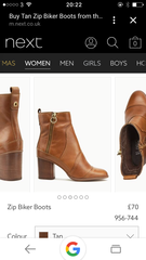 Tan ankle boots