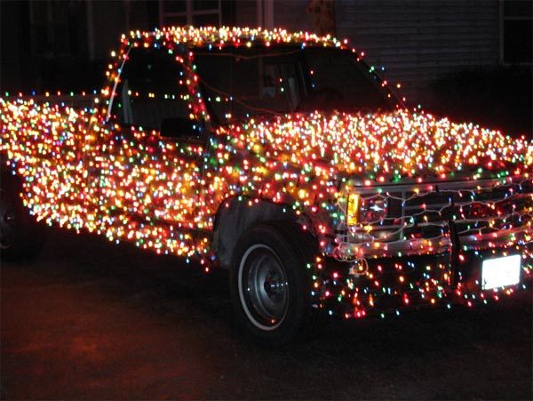 Christmas lights and the neighbours