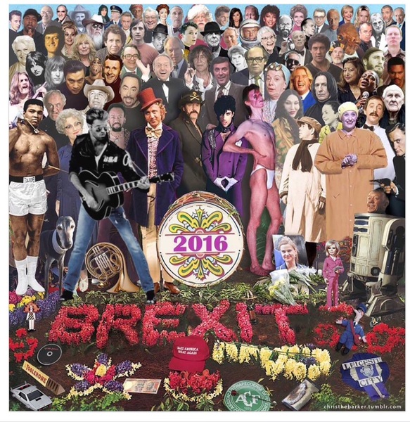 To be really fed up of people who claim 2016 to have been a 'horrific' year....