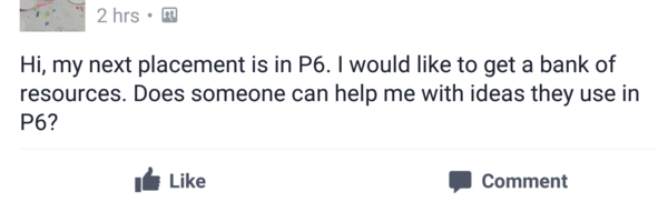 Twinkl KS1 Facebook group