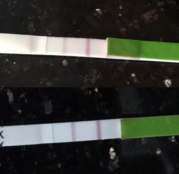 Ovulation test + or - please