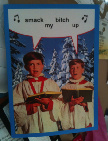 To think cards with the recipient named on the front are common?
