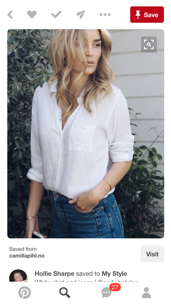 A white shirt