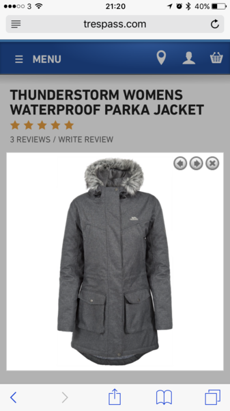 Help me find a Padded WARM coat for DM
