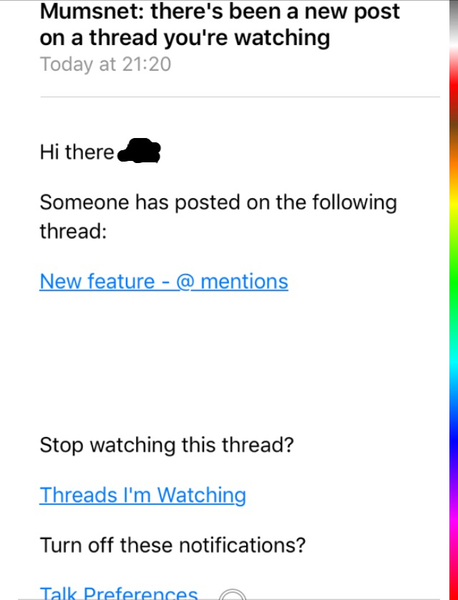 New feature - @ mentions