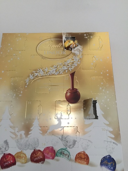 To be gutted that the Lindt truffle in my advent calendar this morning was COCONUT flavour