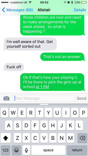 Ex has done it again - 3rd time