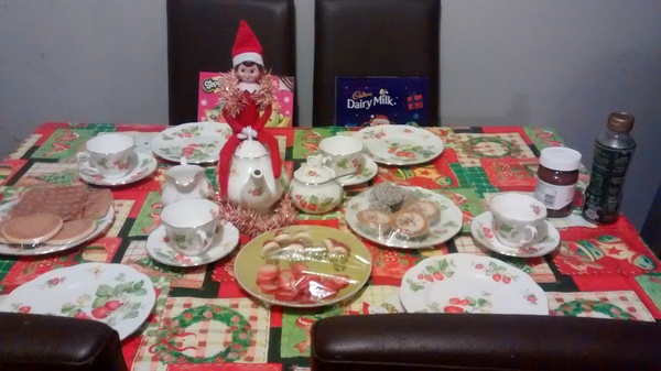 What is your elf on the shelf doing