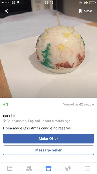 To think I have found the shittiest piece of tat on fb