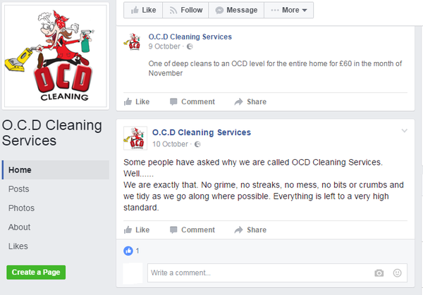 OCD cleaning?