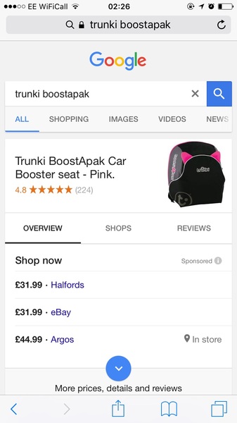 Not to want 3 year old ds driving four miles without a car seat?