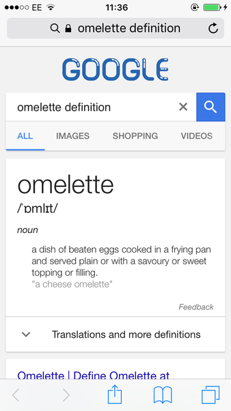 To call it an omelette if it is not folded?