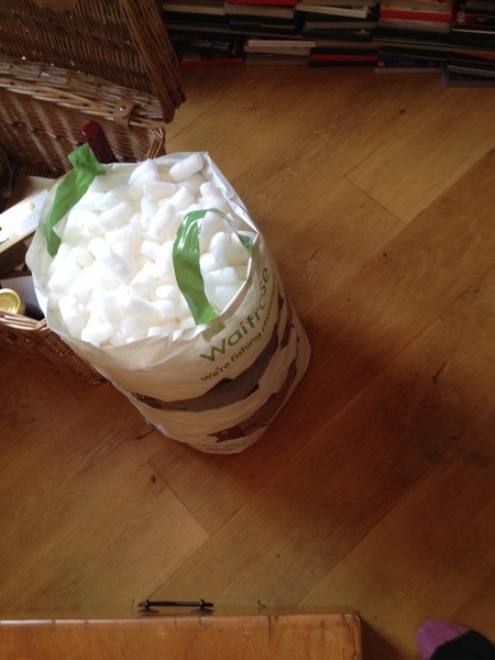 Shocking amount of polystyrene in marks and spencer hamper