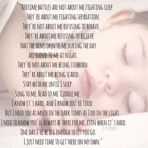 struggling with bedtimes