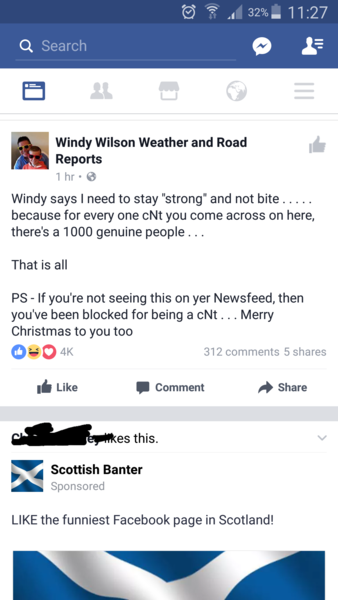 To drive to Dundee on Christmas day?