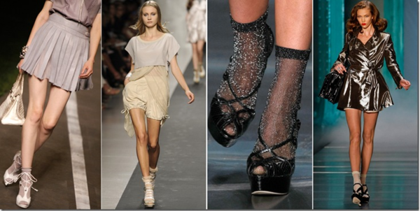 To wear open toe shoes with tights?!