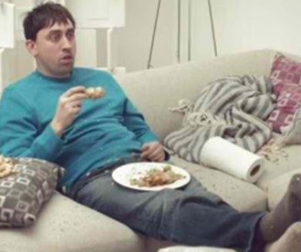 To expect people to be dressed if they've invited people round