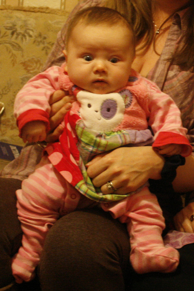 Baby has to wear Pavlic Harness