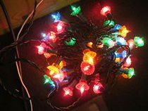 To think blue lights are NOT Christmassy (light-hearted)