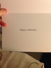 I've just howled my eyes out because this morning for the first time in 10 years ...