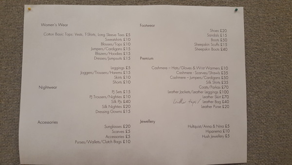 Hush Sample sale