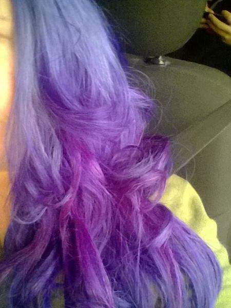 Too old for purple hair?