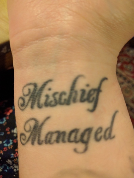 To get a Harry Potter tattoo?!