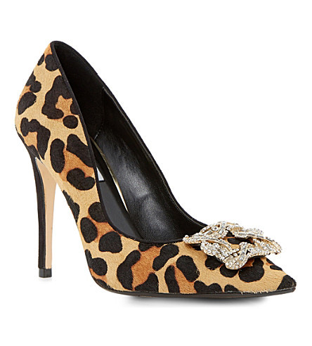 Leopard print heels  10cm