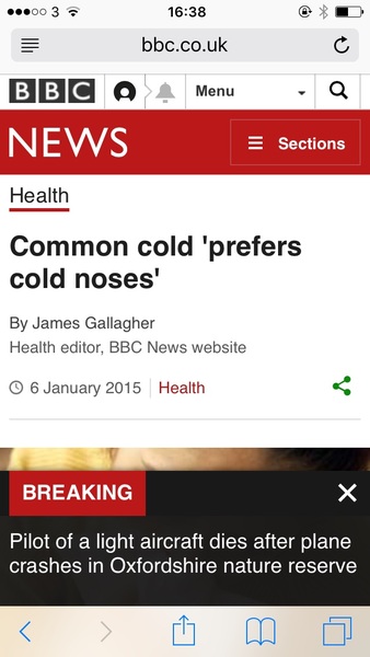 To not understand colds?