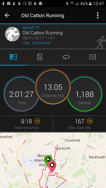 Half marathon new thread