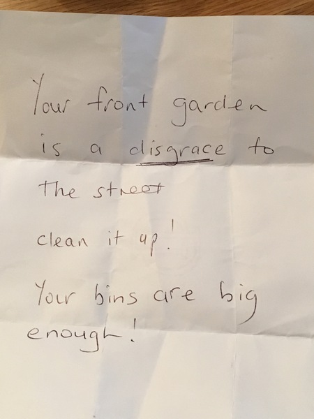 AIBU to be upset by this letter.