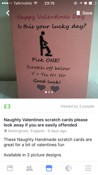 To start a 'Valentines day tat' thread?