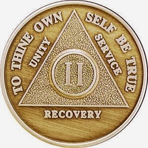To refuse to be ashamed of being a recovering alcoholic?