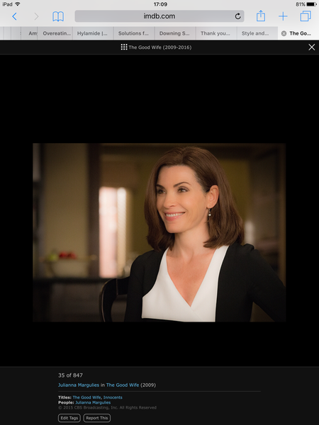 I don't look anything like Julianna Margulies