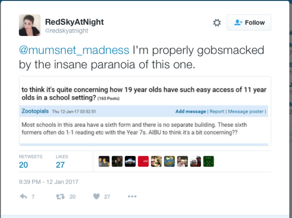to think it's quite concerning how 19 year olds have such easy access of 11 year olds in a school setting?